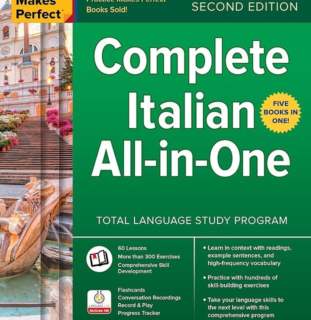 کتاب آموزش ایتالیایی Practice Makes Perfect Complete Italian All in One پیشنهاد ویژه