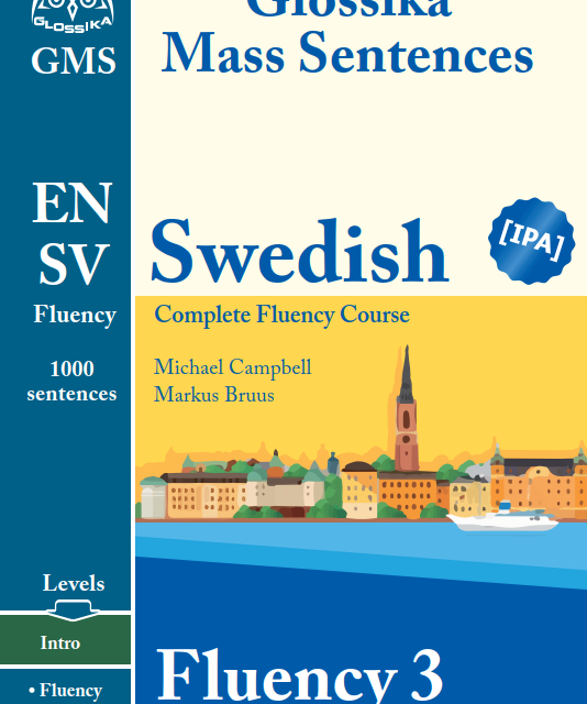 کتاب جملات سوئدی Glossika Mass Sentences Swedish Fluency 2