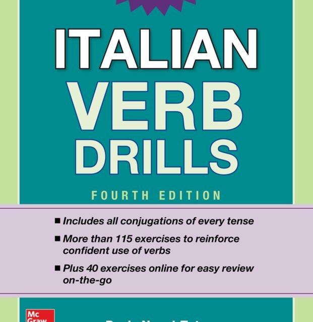 کتاب افعال ایتالیایی The Big Green Book of Italian Verbs