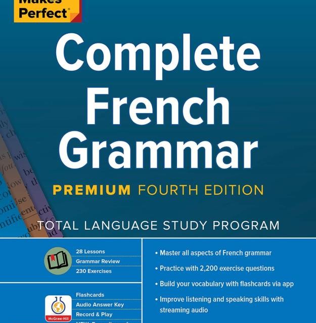 خرید کتاب ضمایر و حروف اضافه فرانسه Practice Makes Perfect French Pronouns and Prepositions