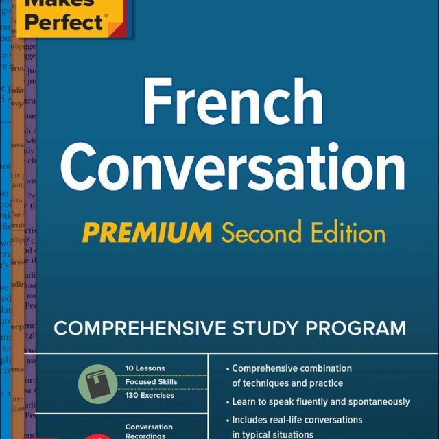کتاب آموزش مکالمه فرانسه 2021 جدید Practice Makes Perfect French Conversation Third Edition
