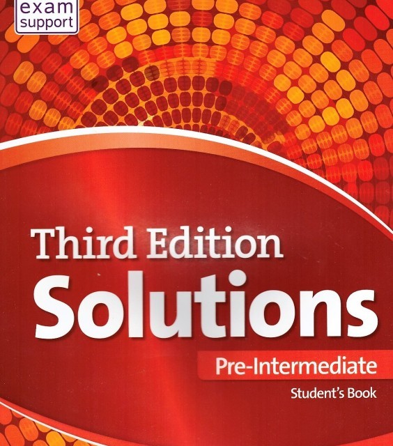 کتاب سو لوشن پری اینترمدیت ویرایش سوم Solutions 3rd Pre Intermediate SB+WB+DVD