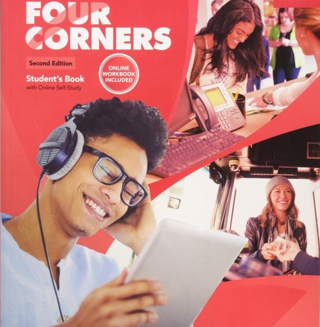 خرید کتاب انگلیسی فور کرنرز Four Corners 2nd 1 SB+WB+DVD