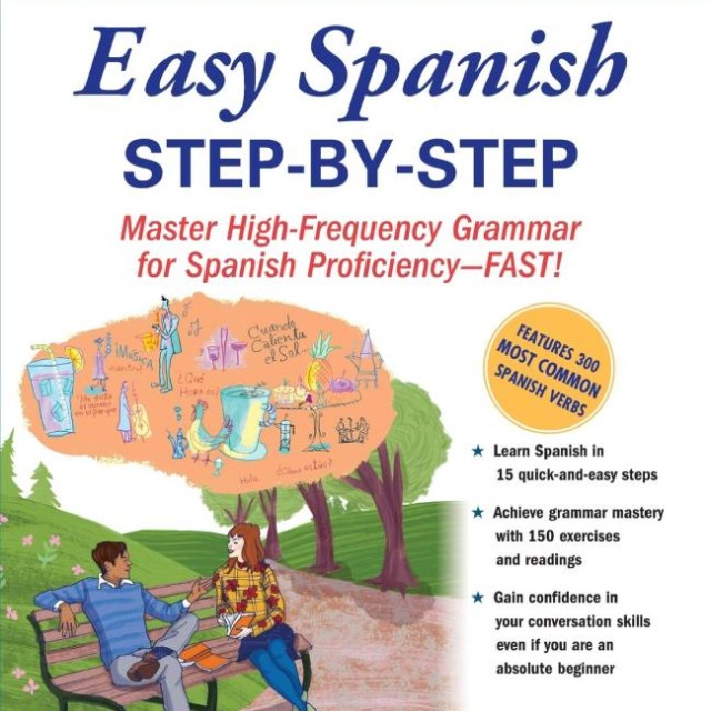 کتاب آموزش اسپانیایی Easy Learning Spanish Complete Grammar, Verbs and Vocabulary