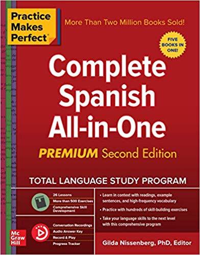 کتاب اسپانیایی Spanish All in One For Dummies