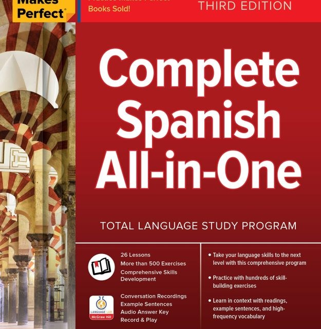 کتاب زبان اسپانیایی Practice Makes Perfect Complete Spanish All in One Premium Second Edition