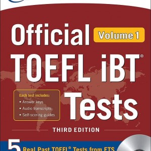 کتاب افیشیال تافل آی بی تی تست جلد یک Official TOEFL iBT Tests Volume 1
