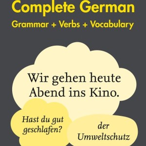 کتاب آموزش آلمانی collins Easy Learning German Complete Grammar, Verbs and Vocabulary