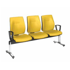 نیمکت انتظار سه نفره برند داتیس مدل  FLUTE WF460P-3
