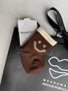 جوراب کبریتی قهوه ای روشن