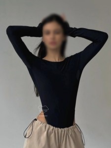 بادی نخی آستین بلند یقه گرد کد 75