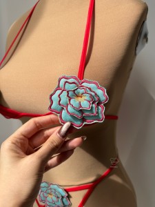 ست فانتزی نیپل گلدار کد 583