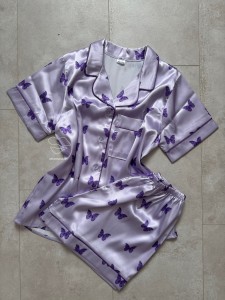 لباس خواب پروانه ای ساتن