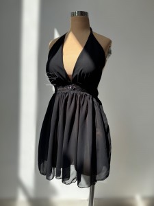 لباس خواب گردنی حریر کد 792