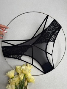 شورت مشکی فانتزی پشت باز کد 709