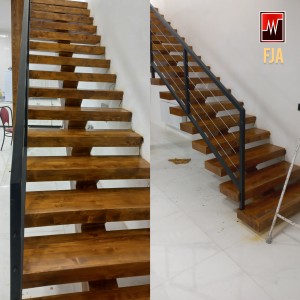 پله چوب طبیعی فینگر جوینت کد ۱۵۵۳ برند FJA