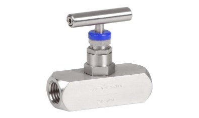 شیر سوزنی استیل 316 سایز 1/2 اینچ دنده 6000psi