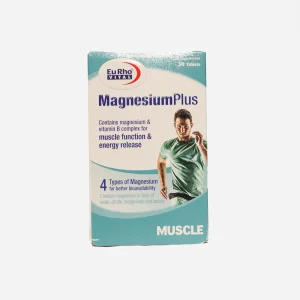 منیزیم پلاس یوروویتال ۳۰ عددی (Eurho Vital Magnesium Plus 30 Tablets)