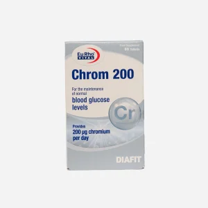 قرص کروم ۲۰۰ یوروویتال ۶۰ عددی | EuRho Vital Chrom 200 60 Tablets