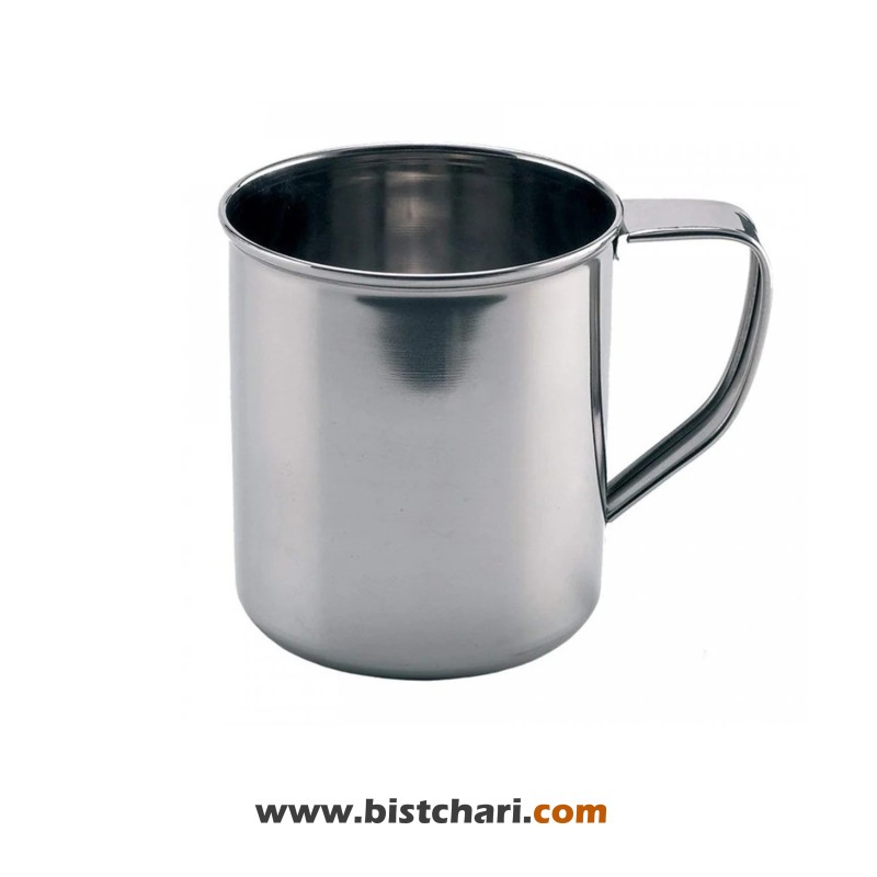 ماگ استیل 400ml مدل Stainless Steel Mug 1600-04 برند لیکن Laken