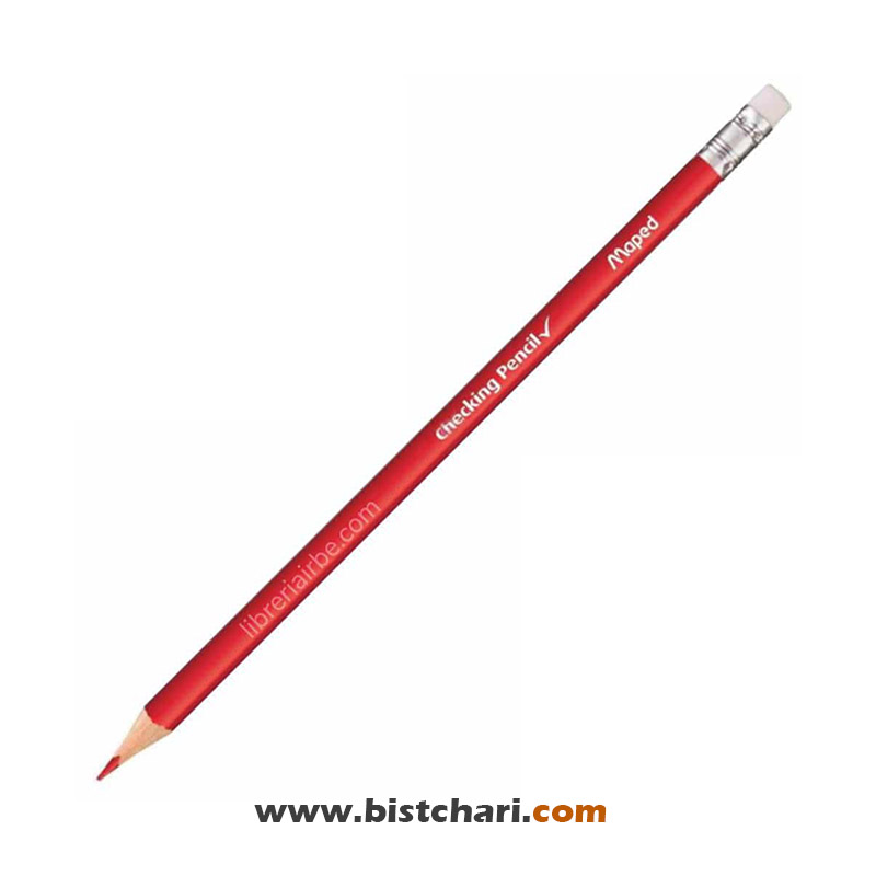مداد قرمز مدل Checking pencil برند مپد Maped