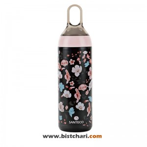 بطری دوجداره طرحدار 500 میلی لیتر مدل یوگا Yoga برند سانتکو Santeco