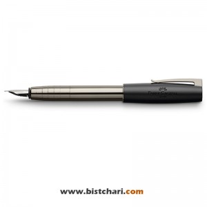 خودنویس مدل لوم گان متال Loom Gunmetal برند فابر کاستل Faber Castell