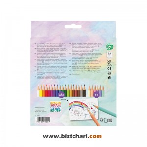 مداد رنگی کلاسیک 24 رنگ مدل Unicorn برند فابرکاستل Faber Castell