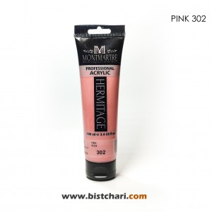 رنگ اکریلیک 100ml کد 302 (Pink) برند مونمارت Montmartre