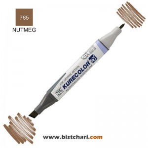 ماژیک راندو دو سر مدل Zig کد Nutmeg) 765) برند کیورکالر KureColor