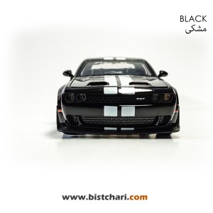 ماکت دوج چلنجر Dodge Challenger مدل SRT Hellcat (Widebody) رنگ مشکی