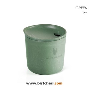 لیوان درب دار 250 ml مدل MyCup´n Lid short Bio برند لایت مای فایر Light my fire