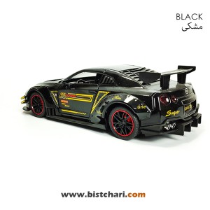 ماکت ماشین نیسان Nissan مدل GTR R35 رنگ مشکی
