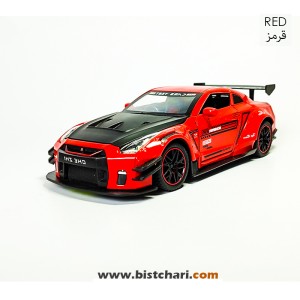 ماکت ماشین نیسان Nissan مدل GTR R35 رنگ قرمز