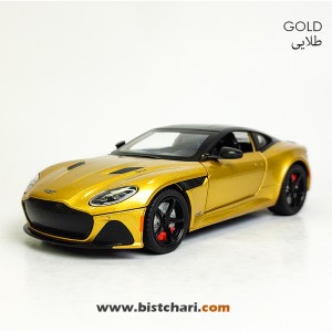 ماکت ماشین استون مارتین Aston Martin مدل DBS Super Leggera رنگ طلایی