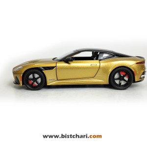 ماکت ماشین استون مارتین Aston Martin مدل DBS Super Leggera رنگ طلایی