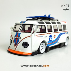 ماکت ماشین فولکس واگن Volkswagen مدل T1(Type 2) رنگ سفید