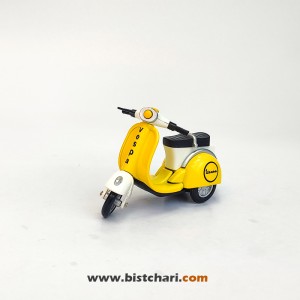 ماکت موتور وسپا Vespa مدل Style Scooter Model زرد
