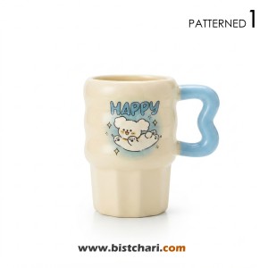 ماگ(لیوان) سرامیکی نی دار طرح سگ Dog