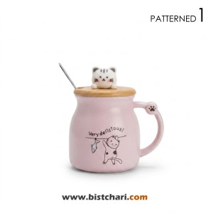 ماگ(لیوان) سرامیکی دسته دار طرح گربه Cat