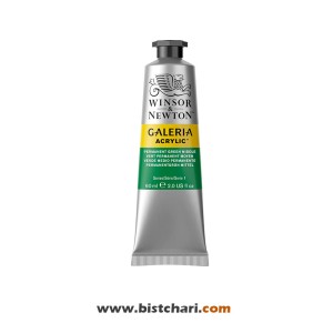 رنگ اکریلیک Permanent green middle کد 484 برند وینزور و نیوتون Winsor & Newton