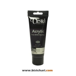 رنگ اکریلیک Magenta کد 28 حجم 75 ml برند وستا Vesta