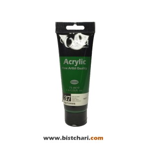 رنگ اکریلیک Sap green کد 37 حجم 75 ml برند وستا Vesta