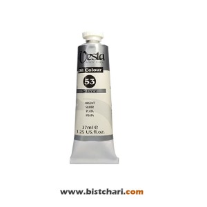 رنگ روغن متالیک رنگ Silver کد 53 برند وستا Vesta