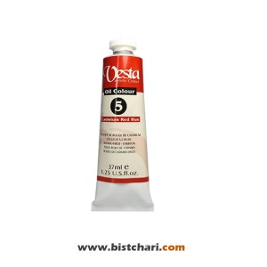 رنگ روغن رنگ Cadmium red hue کد 5 برند وستا Vesta