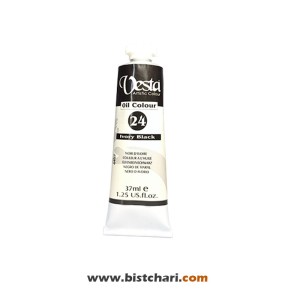 رنگ روغن رنگ Ivory black کد 24 برند وستا Vesta