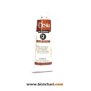رنگ روغن رنگ Burnt sienna کد 2 برند وستا Vesta