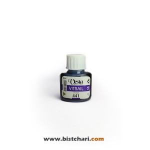 رنگ ویترای رنگ Violet کد 441 حجم 40 ml برند وستا Vesta