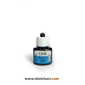 رنگ اکولین رنگ Sky blue کد 220 حجم 40 ml برند وستا Vesta