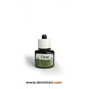 رنگ اکولین رنگ Sap green کد 233 حجم 40 ml برند وستا Vesta
